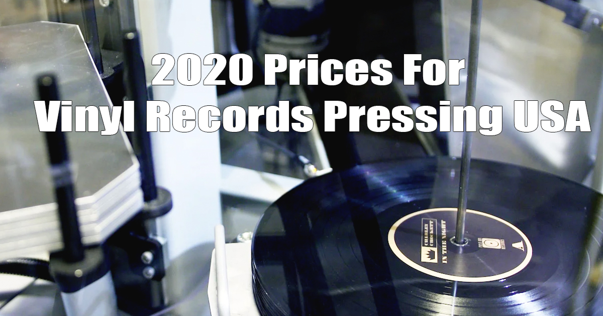 2020 USA Prices vinyl records pressing